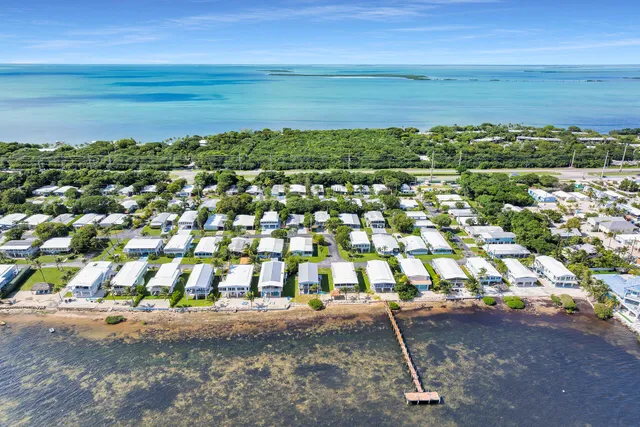 a view of a city with ocean view