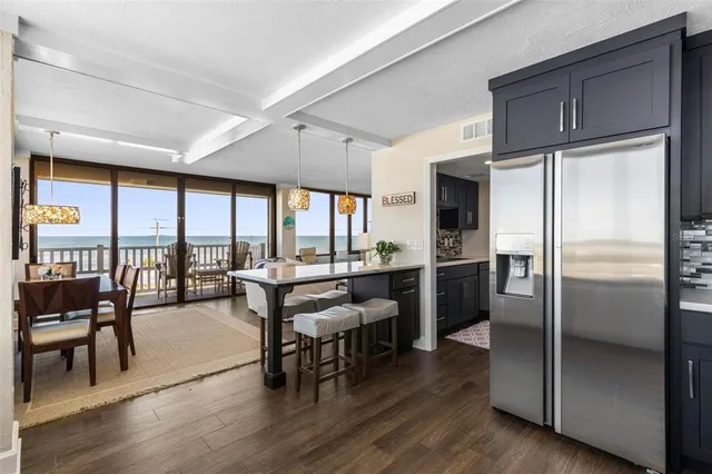 a view of a balcony with chairs