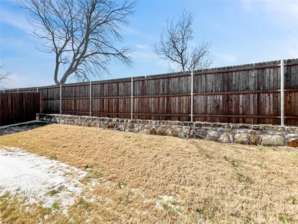 a view of wooden fence