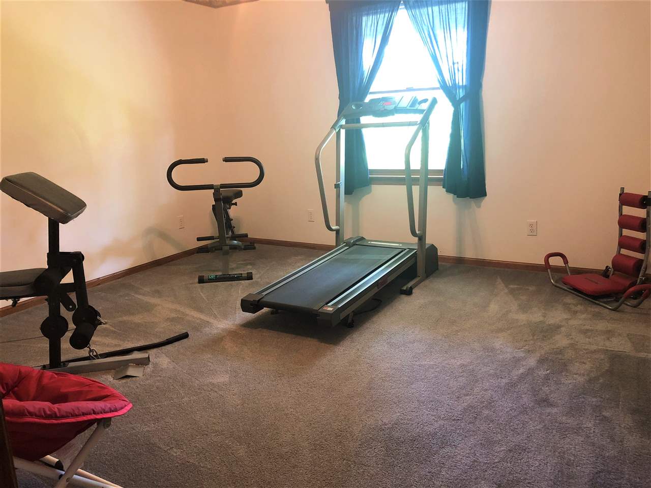 6652 North Cedar Road Forreston, IL 61030 - Photo 11 of 25 a room with gym equipment and a window