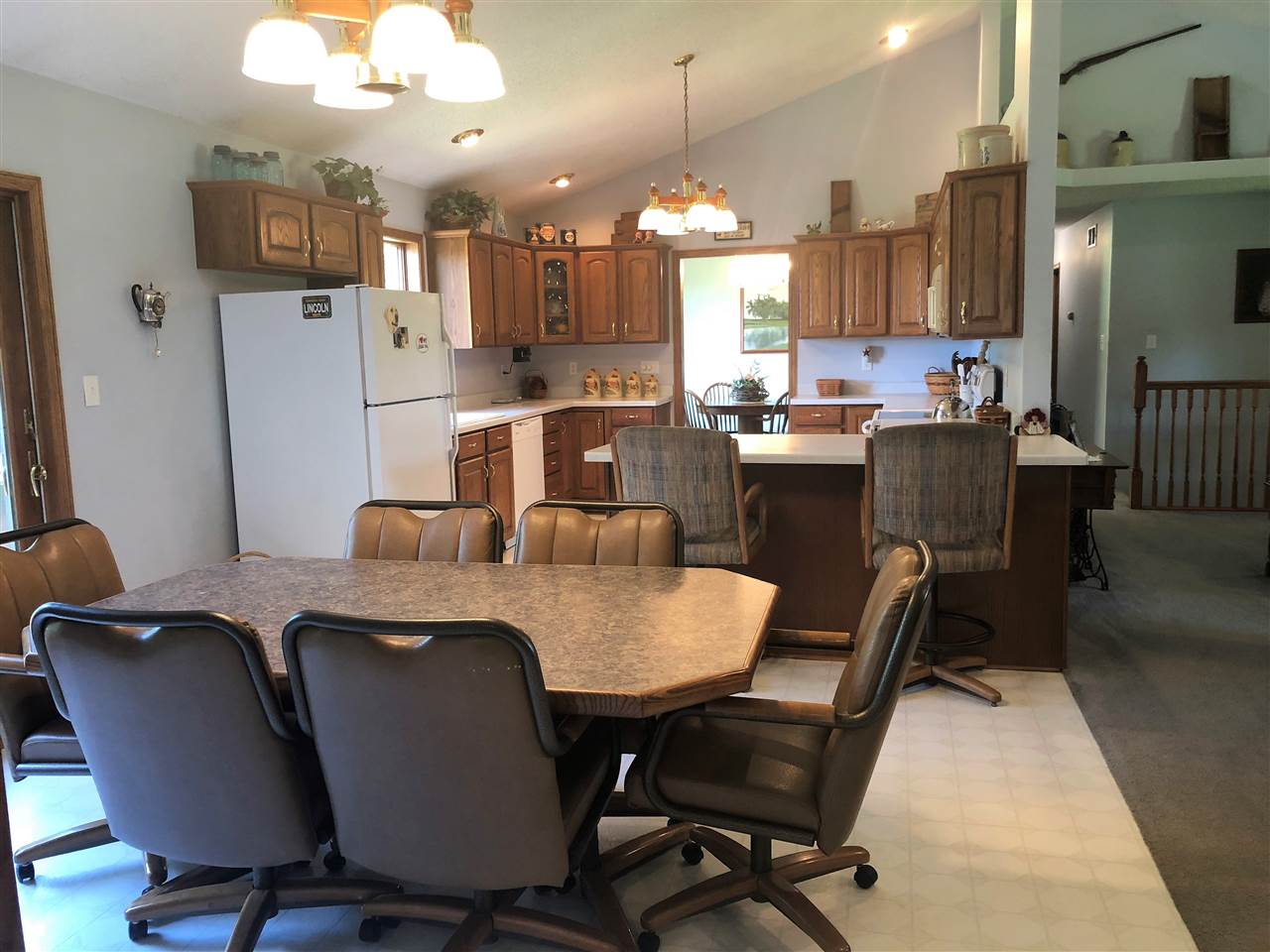 6652 North Cedar Road Forreston, IL 61030 - Photo 4 of 25 a view of a dining room with furniture
