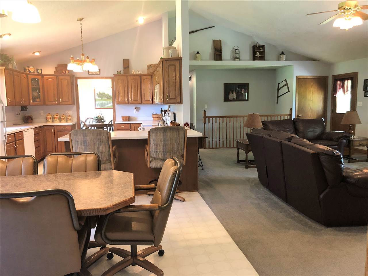 6652 North Cedar Road Forreston, IL 61030 - Photo 7 of 25 a view of a dining room with furniture