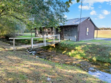 a backyard of a house