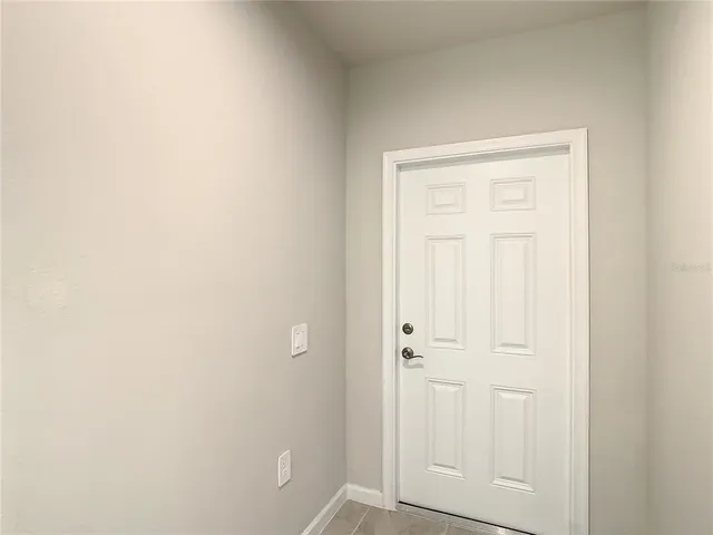 a view of front door