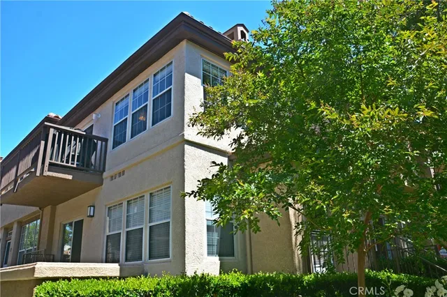 a view of a big yard with plants and large trees