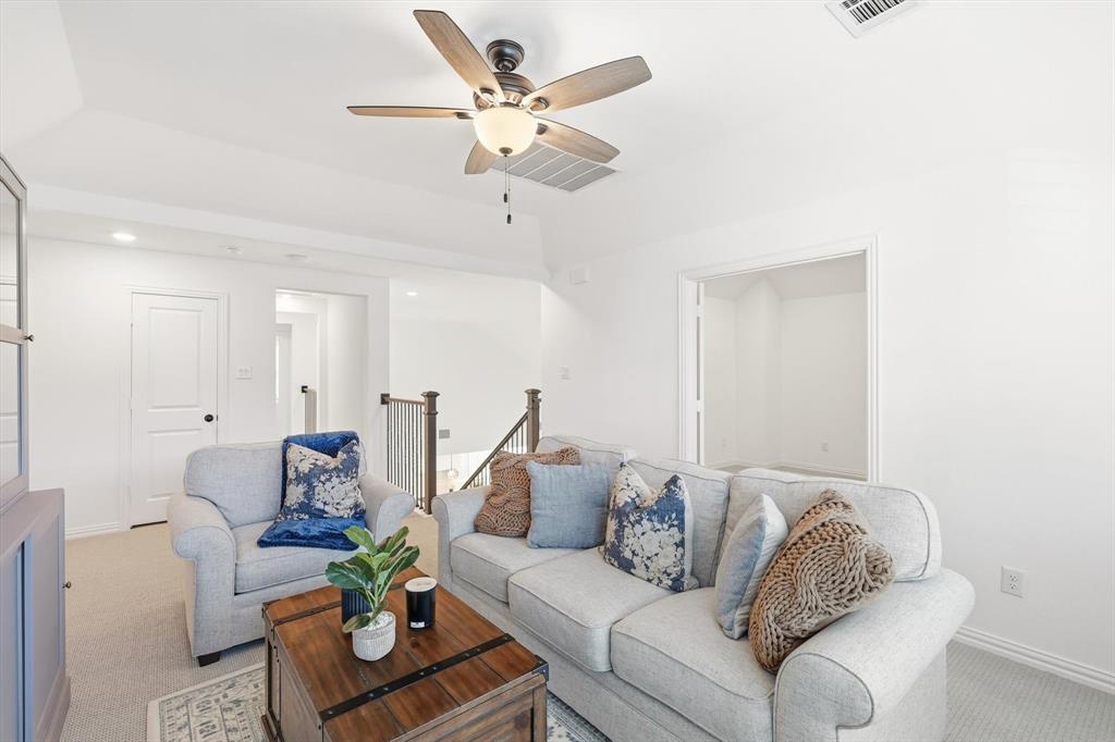 2171 Cloverfern Way Haslet, TX 76052 - Photo 23 of 38 a living room with furniture