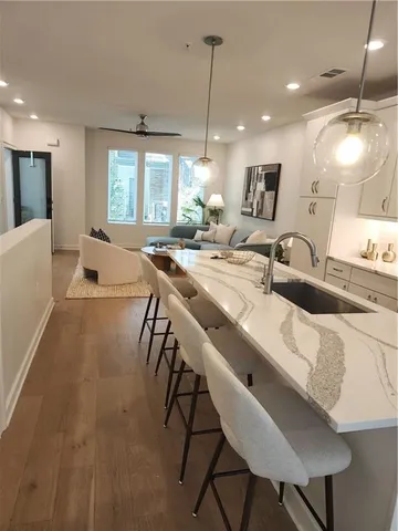 a cars parked in front of a building