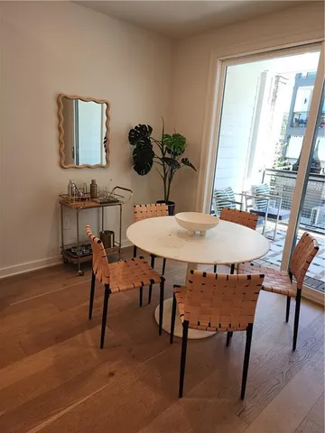 a view of a pathway of a building