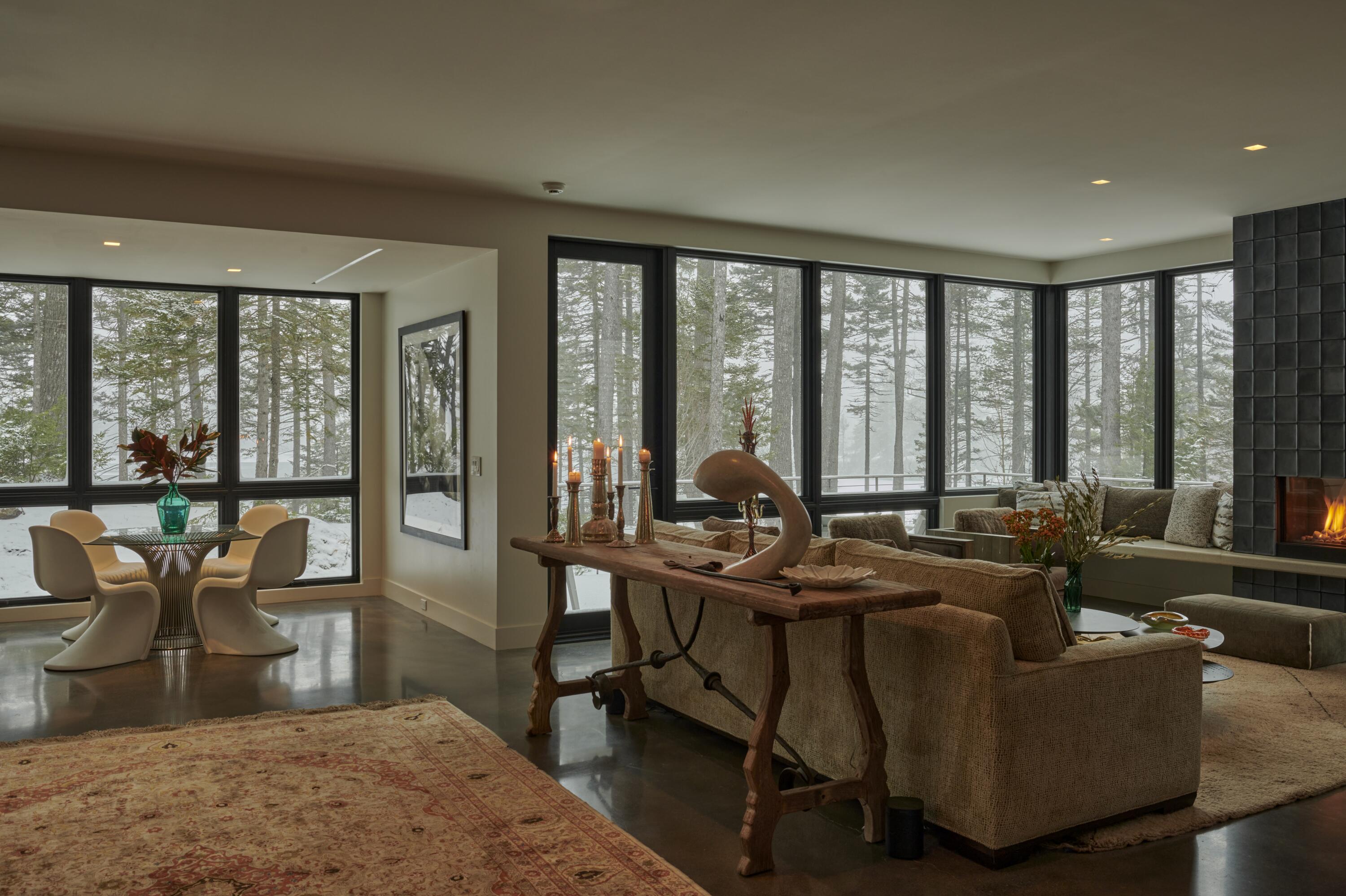 12 Moose Tuchus Point Dedham, ME 04429 - Photo 60 of 66 Dining and Living Area Winter