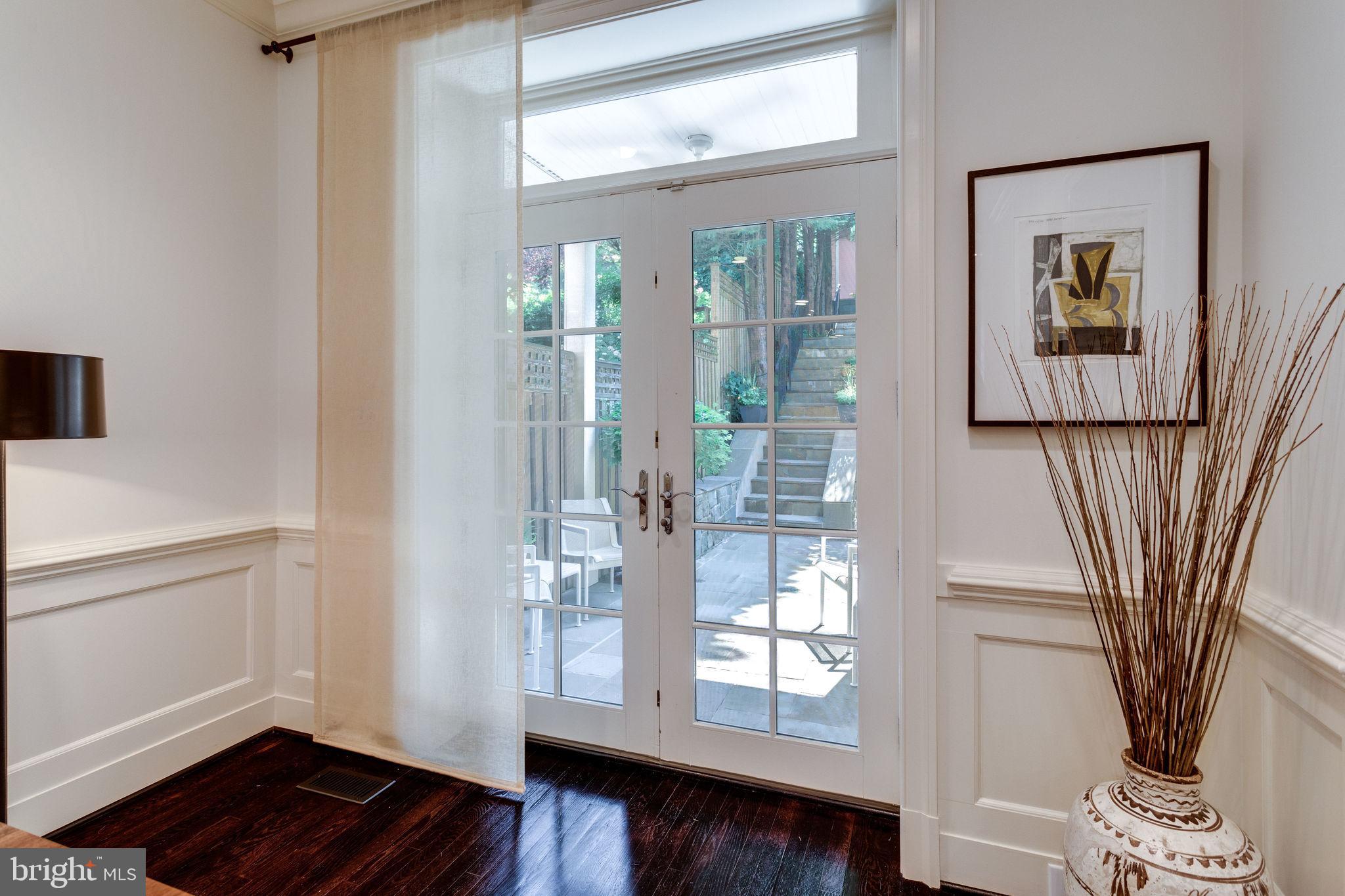 2041 Park Road Northwest Washington, DC 20010 - Photo 16 of 61 French door from Dining Room onto Patio