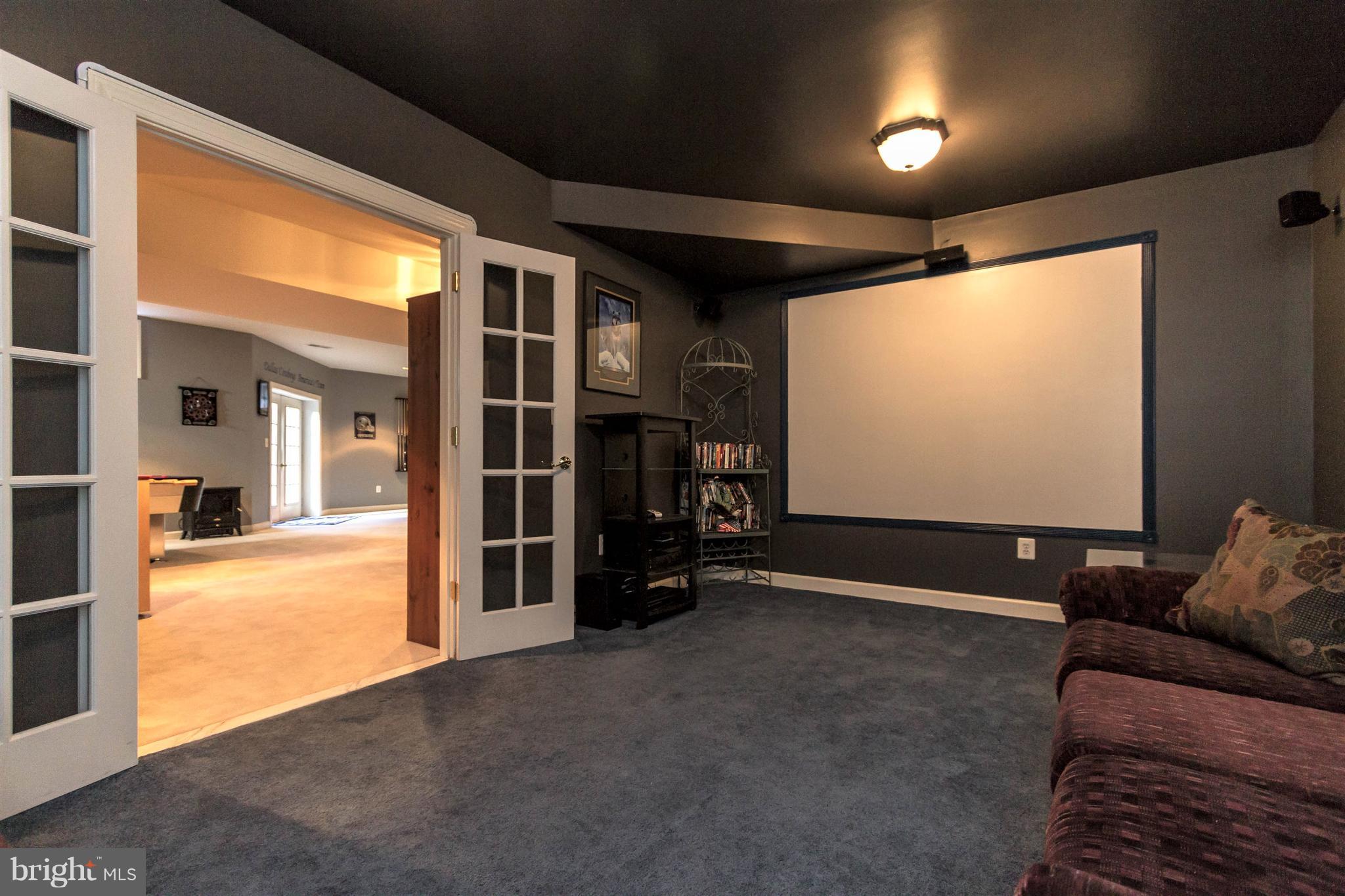 8247 Roxborough Loop Gainesville, VA 20155 - Photo 27 of 30 Media Room with Built-in Screen