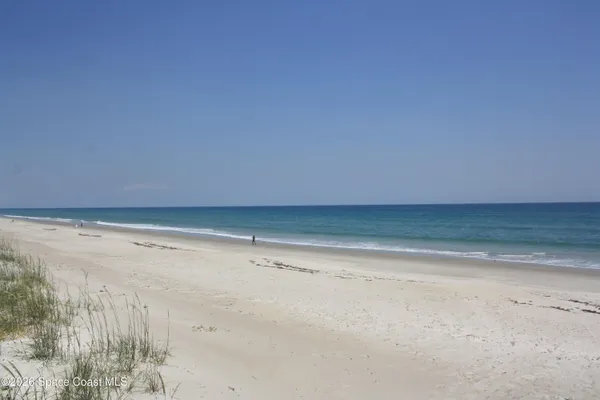 a view of a room with an ocean view