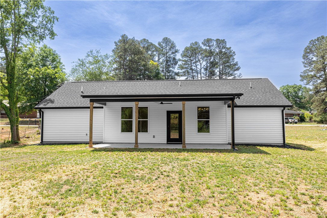 105 Leon Drive Anderson, SC 29621 - Photo 6 of 46 This newly constructed home boasts a spacious patio for outdoor enjoyment.