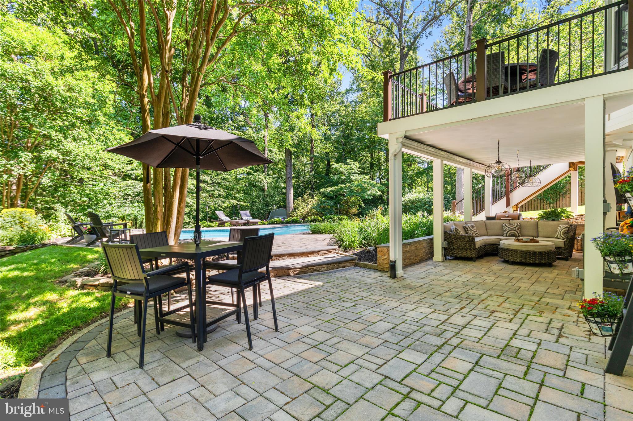 8201 Running Creek Court Springfield, VA 22153 - Photo 5 of 23 Lower Level Patio 2019