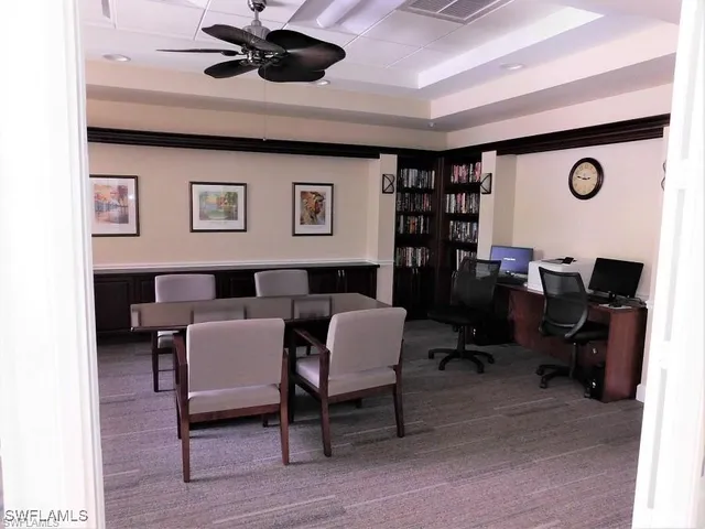 a view of a lake with outdoor space