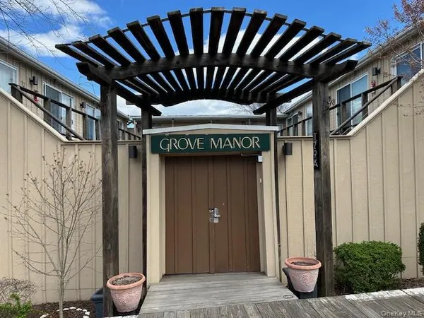 a view of an entryway door