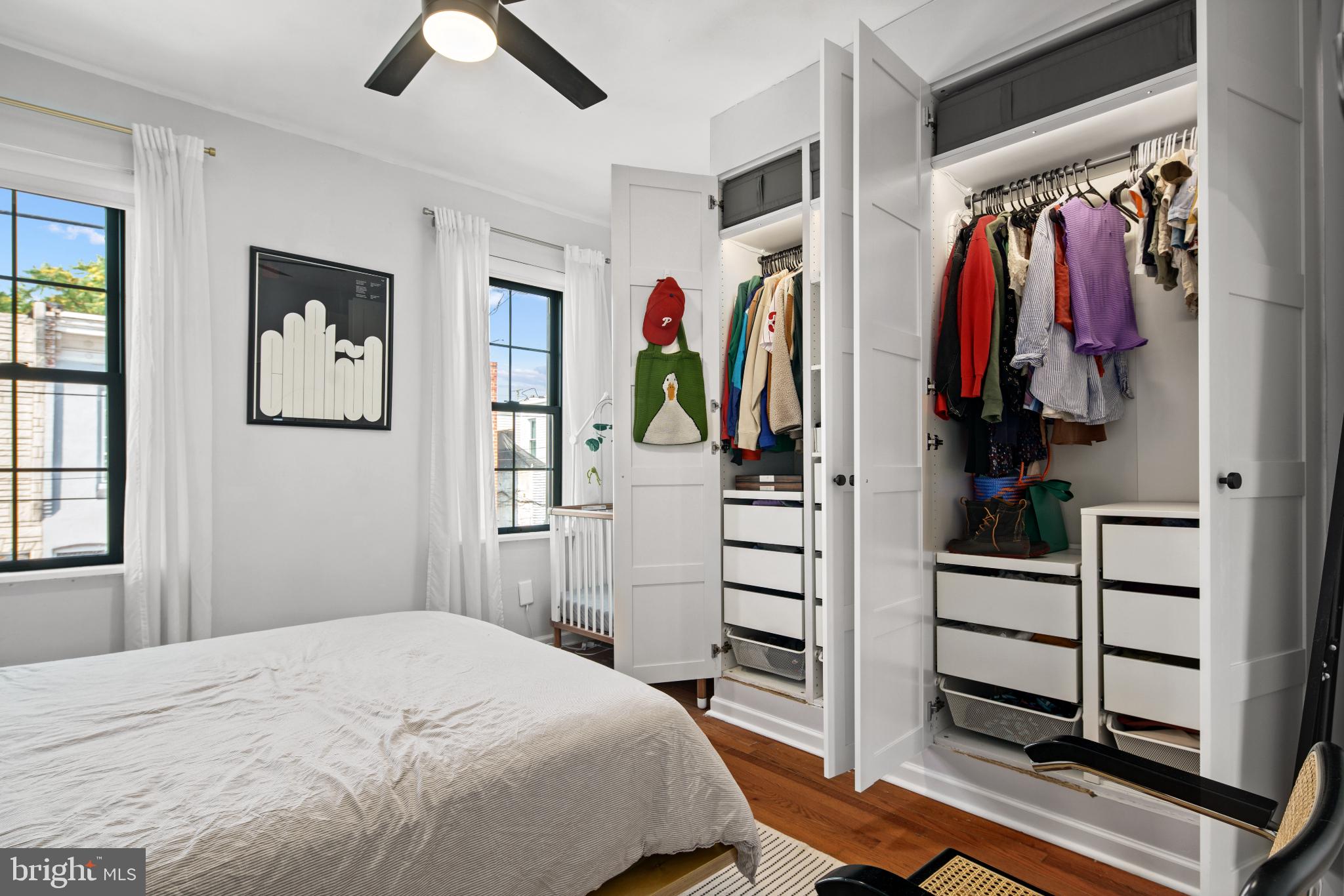 2012 McClellan Street Philadelphia, PA 19145 - Photo 10 of 17 Built in closets (open view) & reading nook