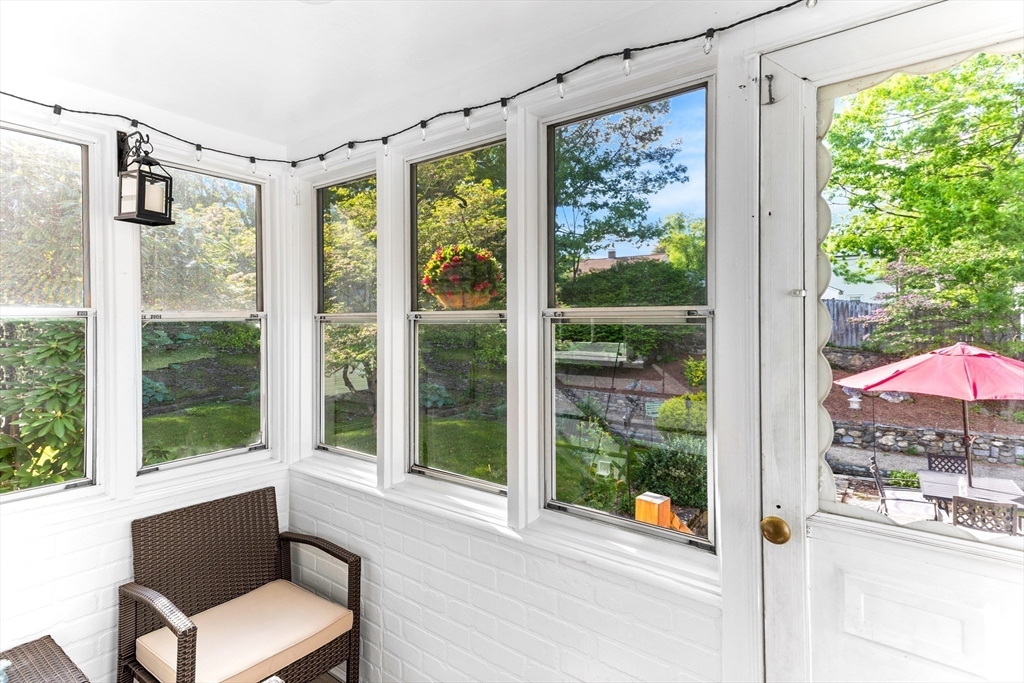 8 Merriwether Road Worcester, MA 01602 - Photo 22 of 29 a view of a porch with furniture and a yard