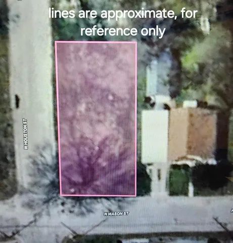 a view of a wooden door