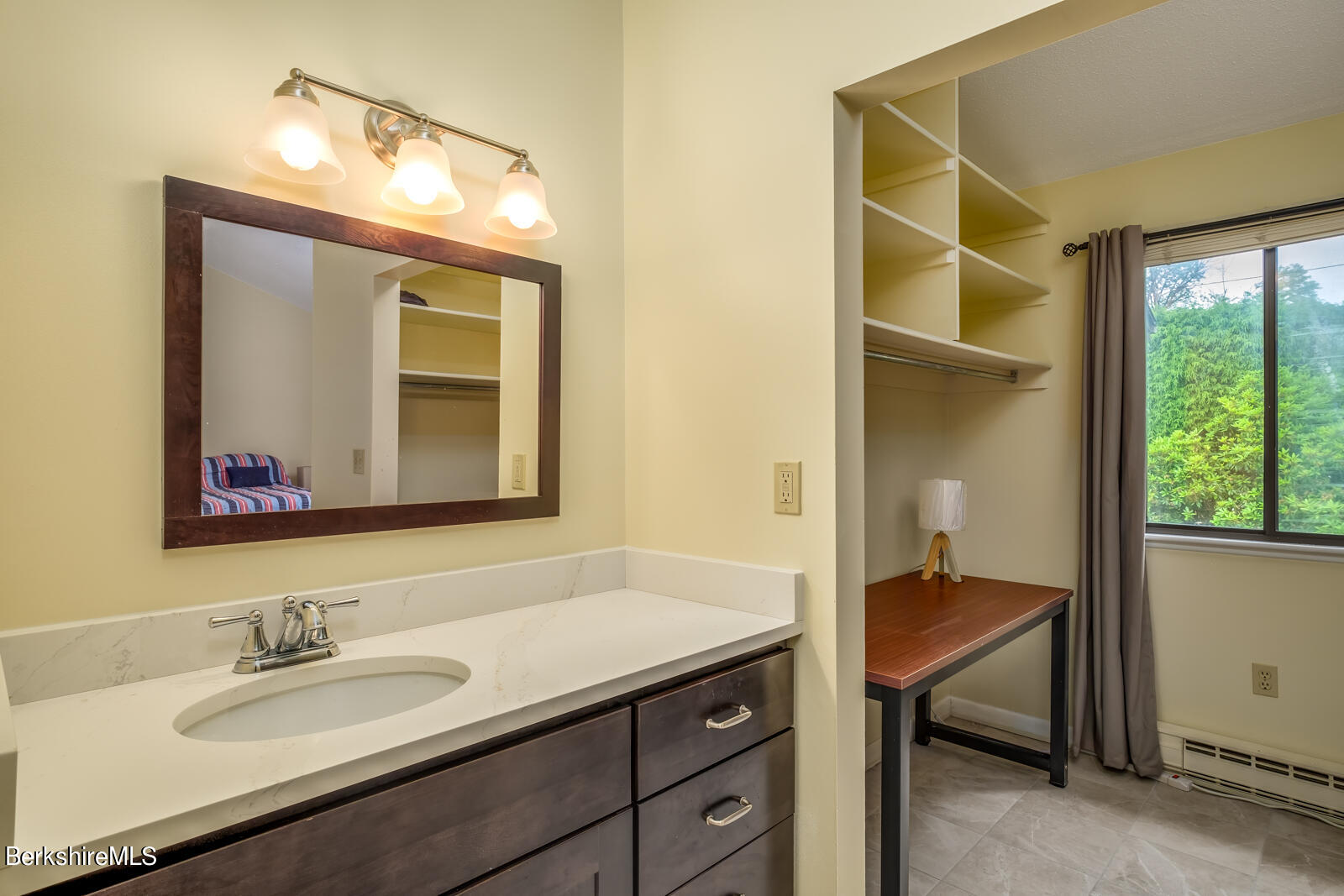 126 South Hemlock Lane Williamstown, MA 01267 - Photo 17 of 24 a bathroom with a sink and a mirror