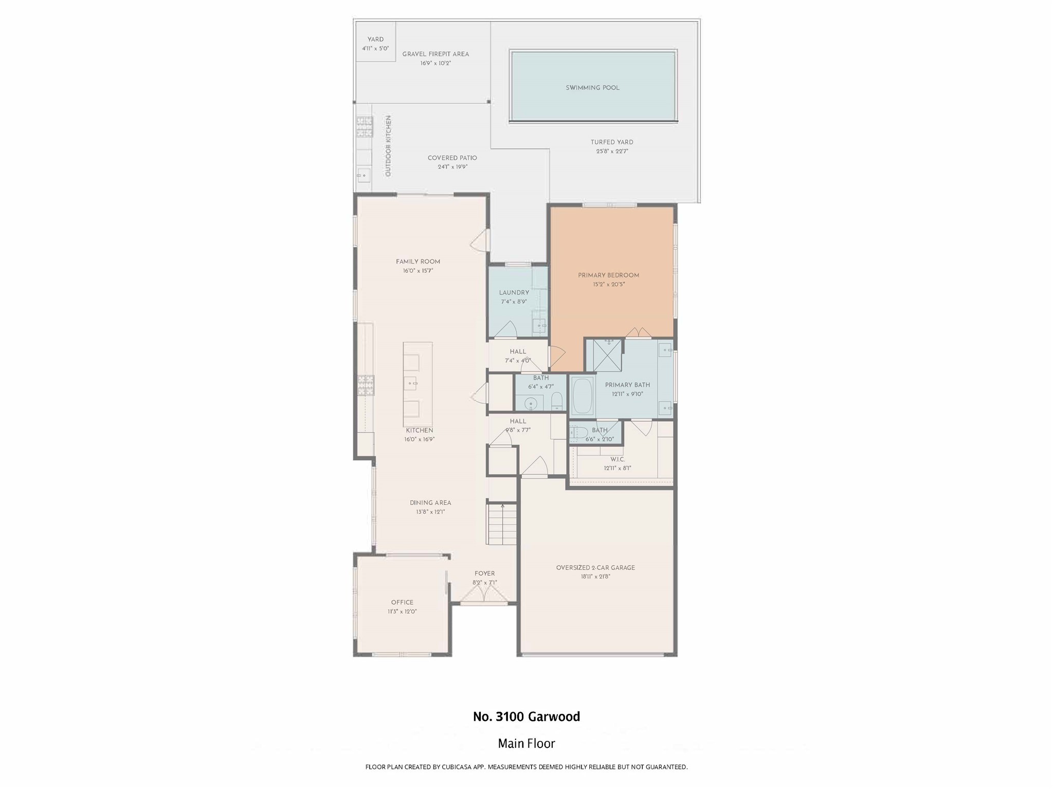 3100 Garwood Street Austin, TX 78702 - Photo 23 of 25 View of room layout