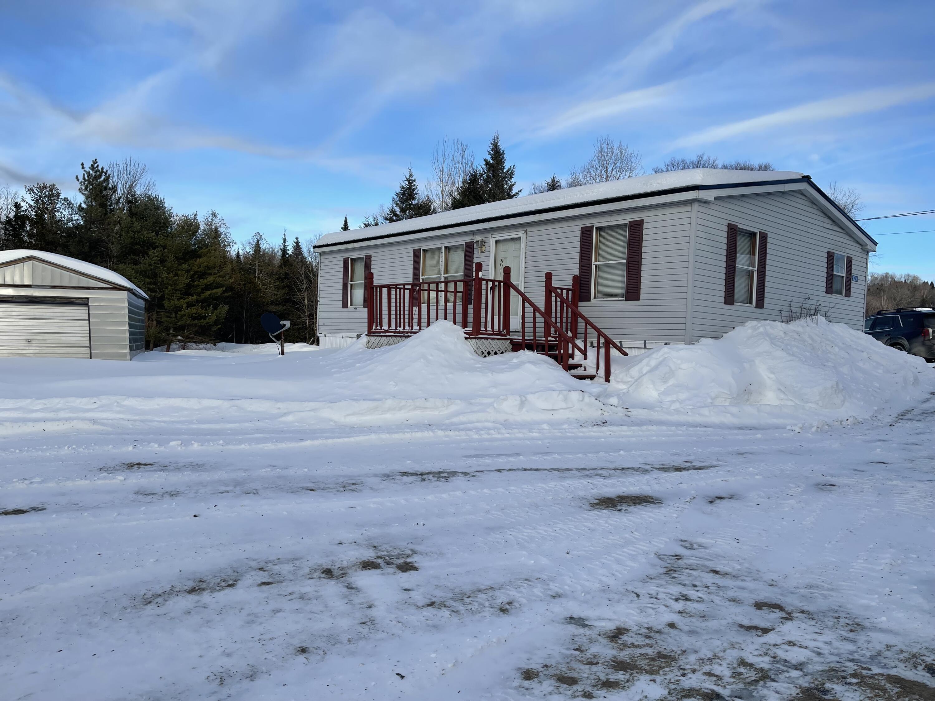122 Thompson Settlement Road Oakfield, ME 04763 - Photo 1 of 19 Front