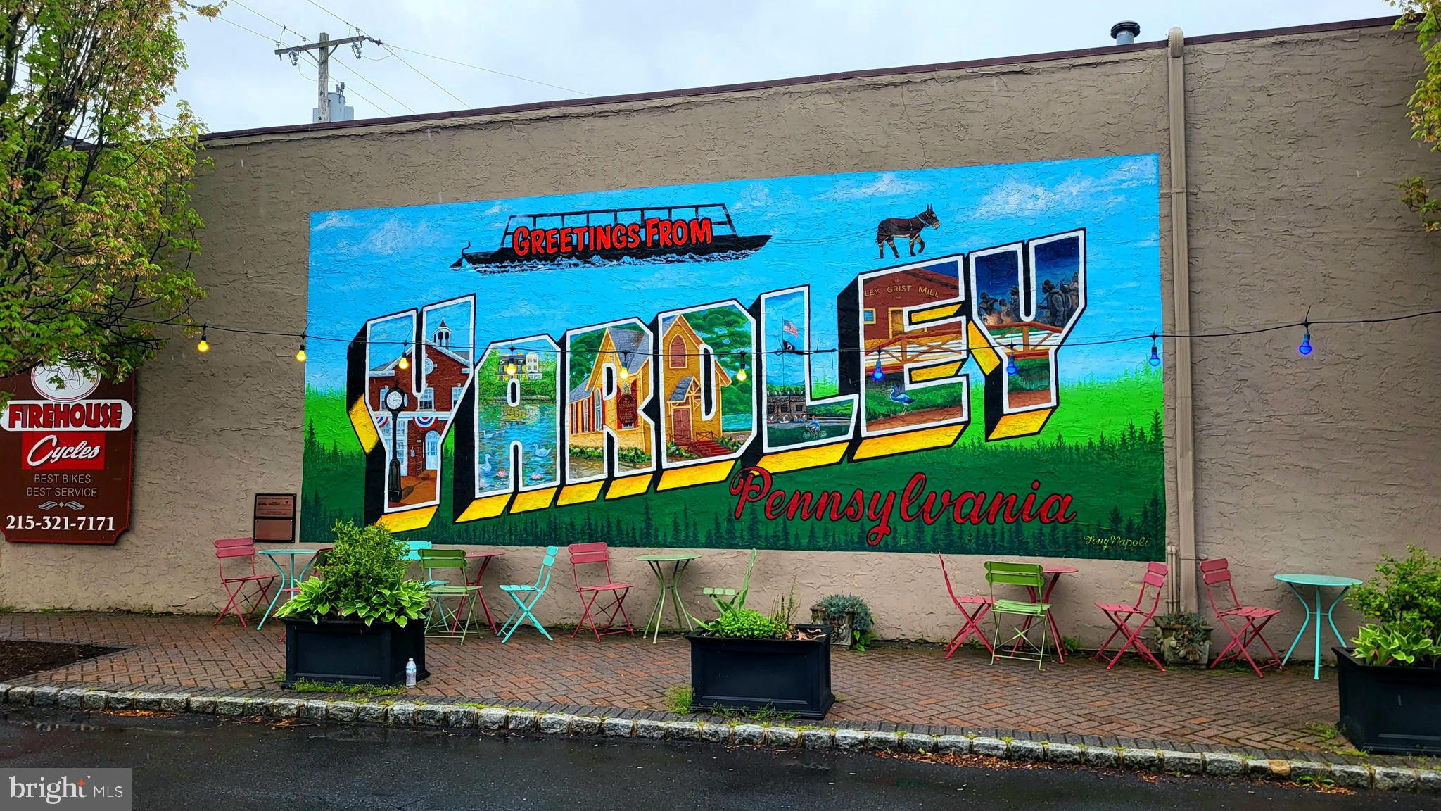 908 Yardley Commons Yardley, PA 19067 - Photo 32 of 34 Yardley mural downtown