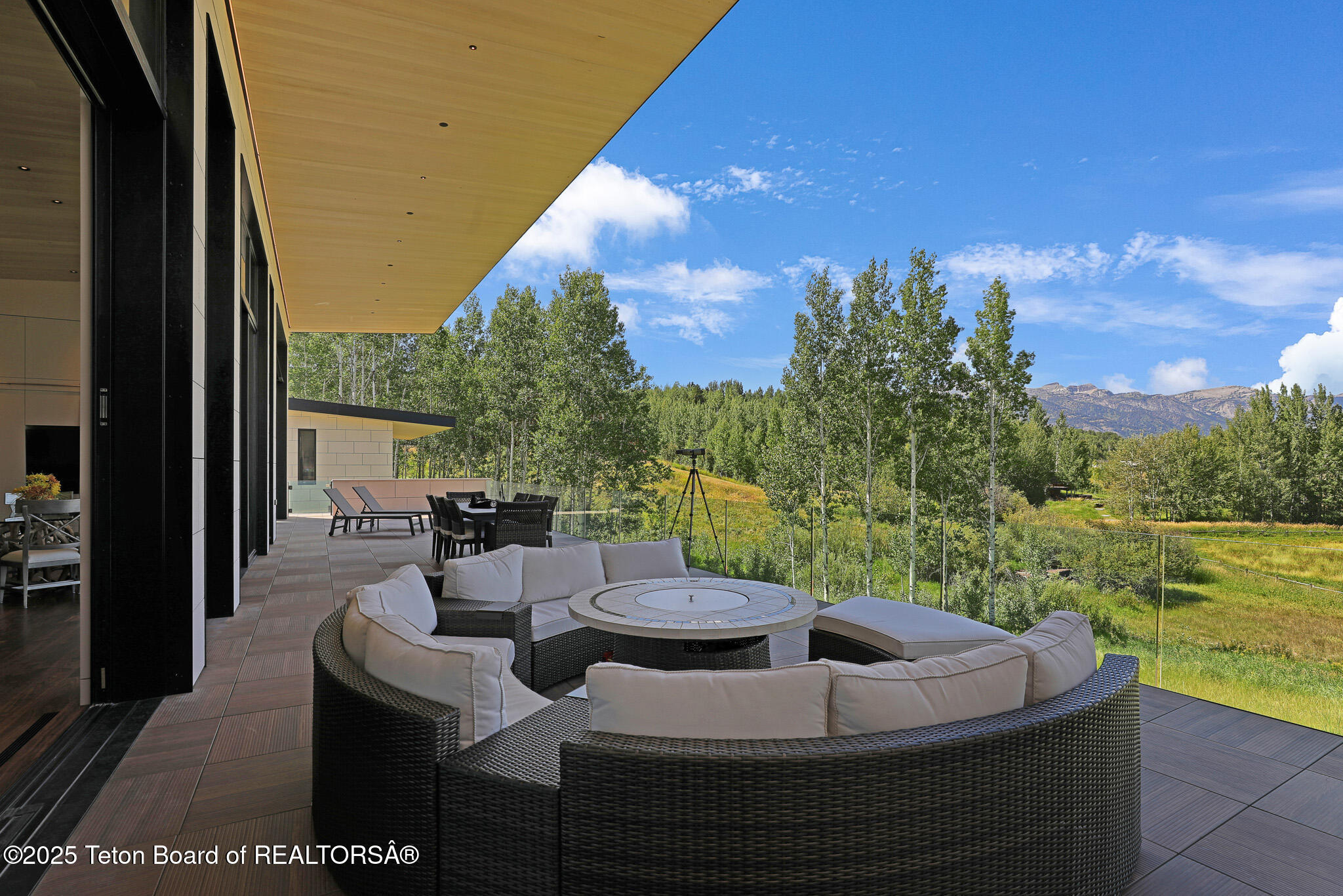 200 North W Ridge Road Jackson, WY 83001 - Photo 16 of 61 Patio western view
