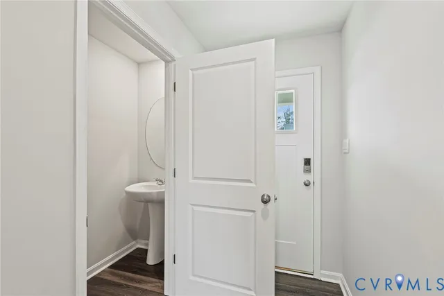 a bathroom with a toilet