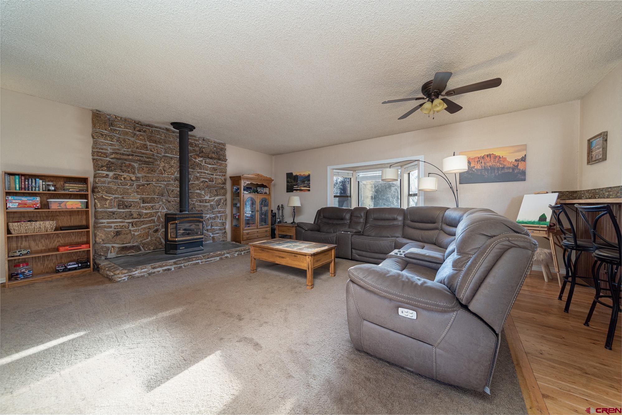 11500 6250th Road Montrose, CO 81401 - Photo 11 of 35 a living room with furniture and a fireplace