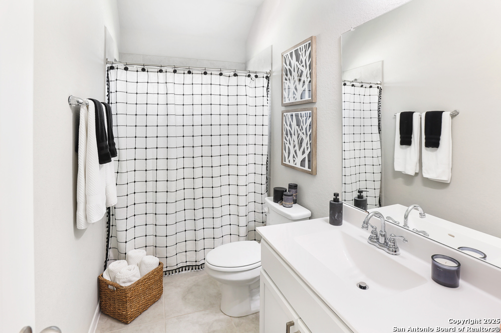 315 Canton Chase Cibolo, TX 78108 - Photo 33 of 36 a bathroom with a sink toilet and shower