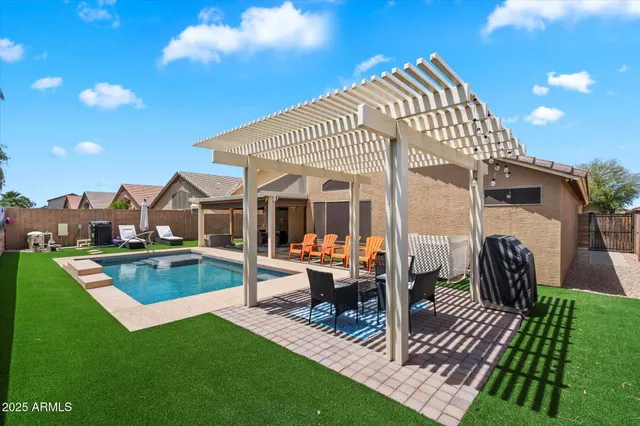 a view of outdoor space yard deck patio and fire pit