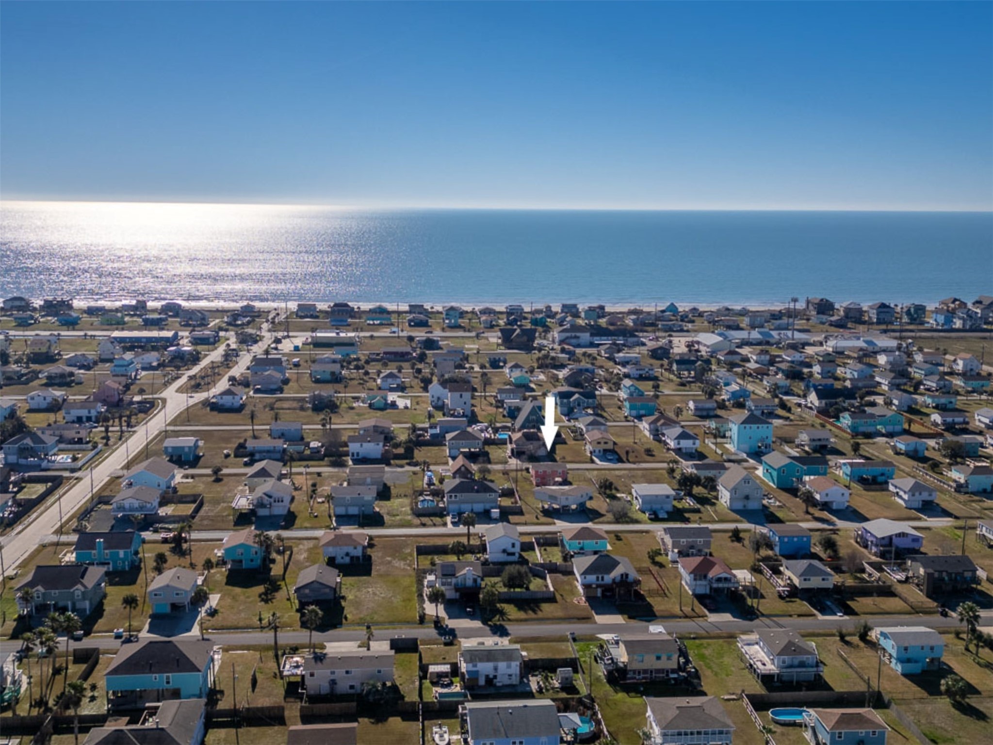16618 Jean Lafitte Road Jamaica Beach, TX 77554 - Photo 40 of 47 an aerial view of a city