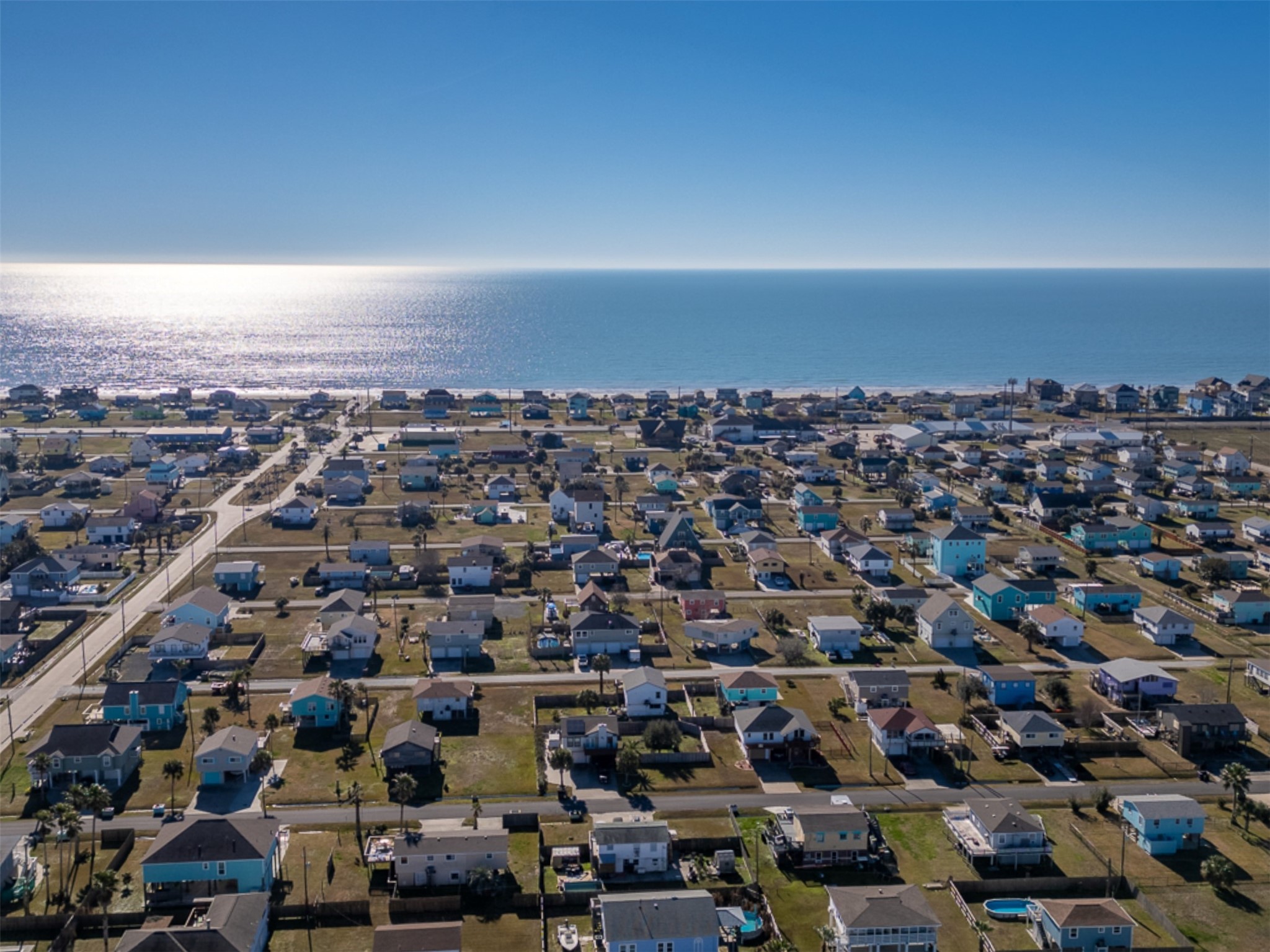 16618 Jean Lafitte Road Jamaica Beach, TX 77554 - Photo 41 of 47 an aerial view of a city