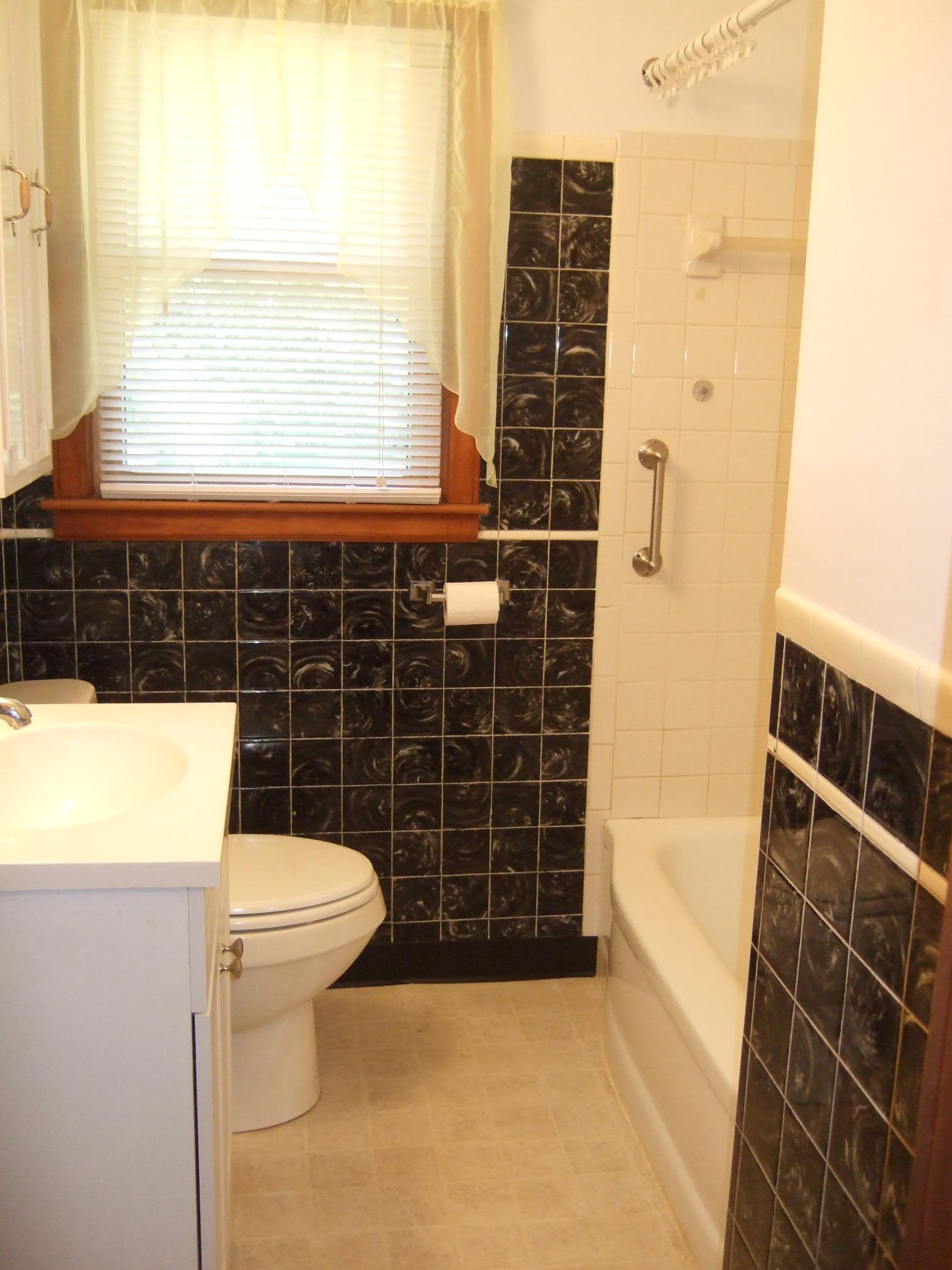 2752 Green Ridge Road Roanoke, VA 24019 - Photo 7 of 17 a bathroom with a toilet a window and a shower