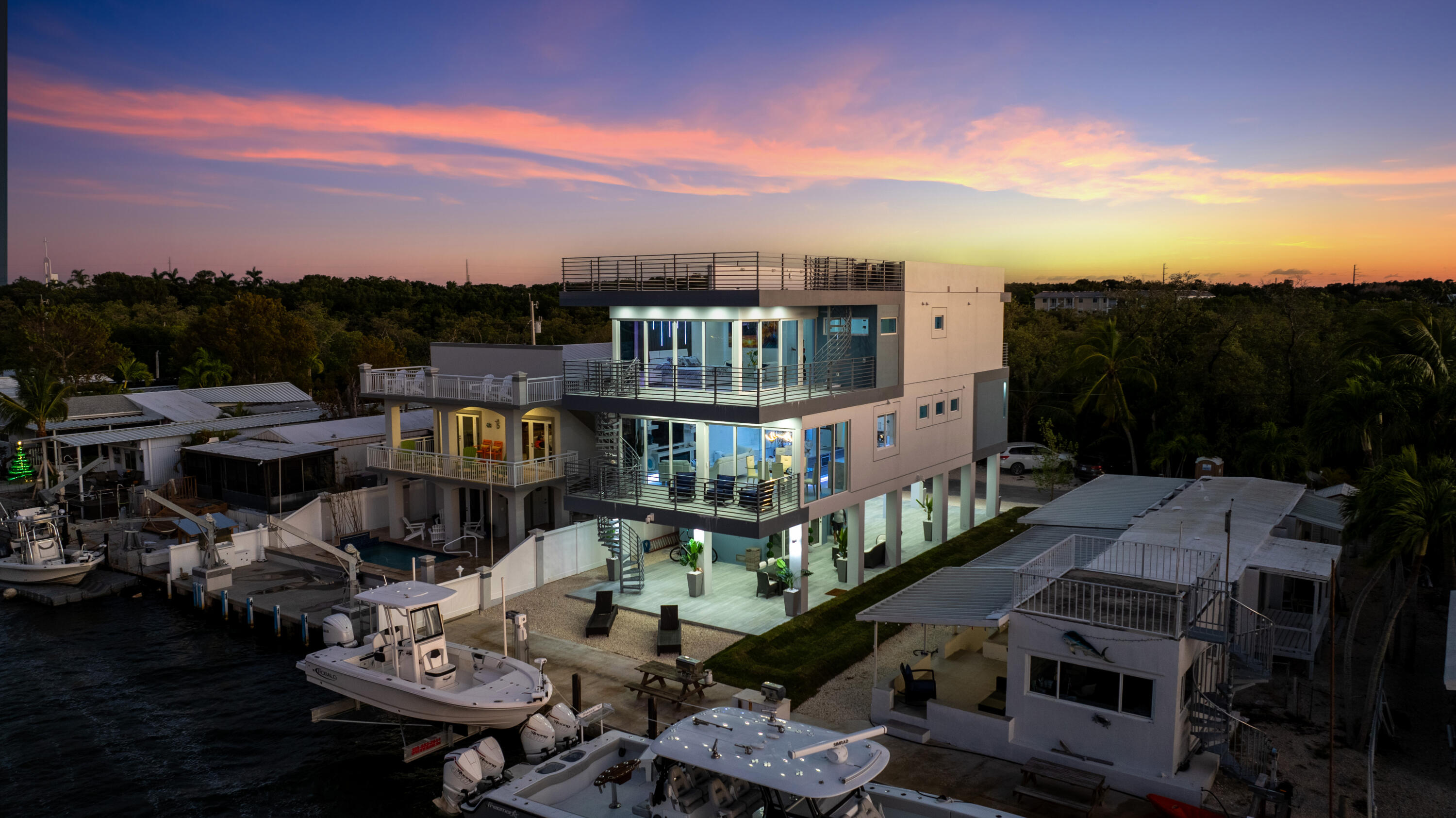 45 Cormorant Drive Key Largo, FL 33037 - Photo 3 of 51 a view of a city with tall buildings