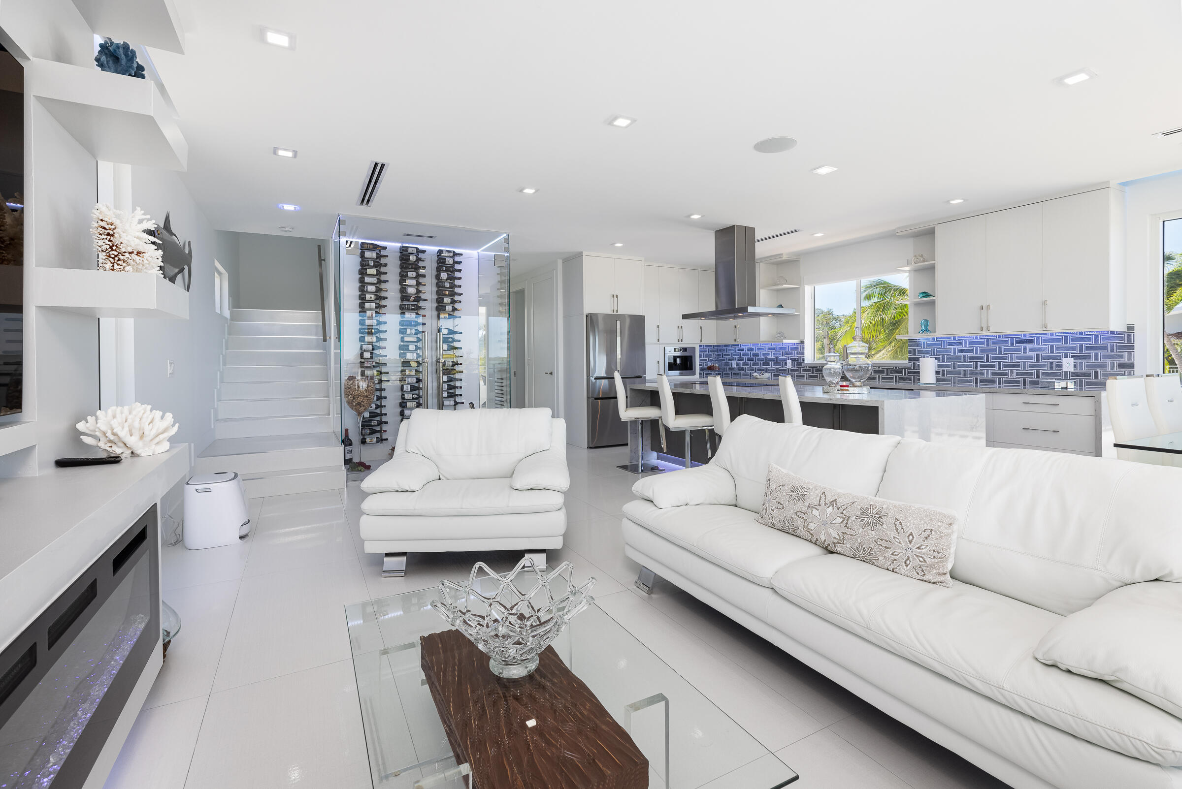 45 Cormorant Drive Key Largo, FL 33037 - Photo 9 of 51 a living room with furniture and a large window