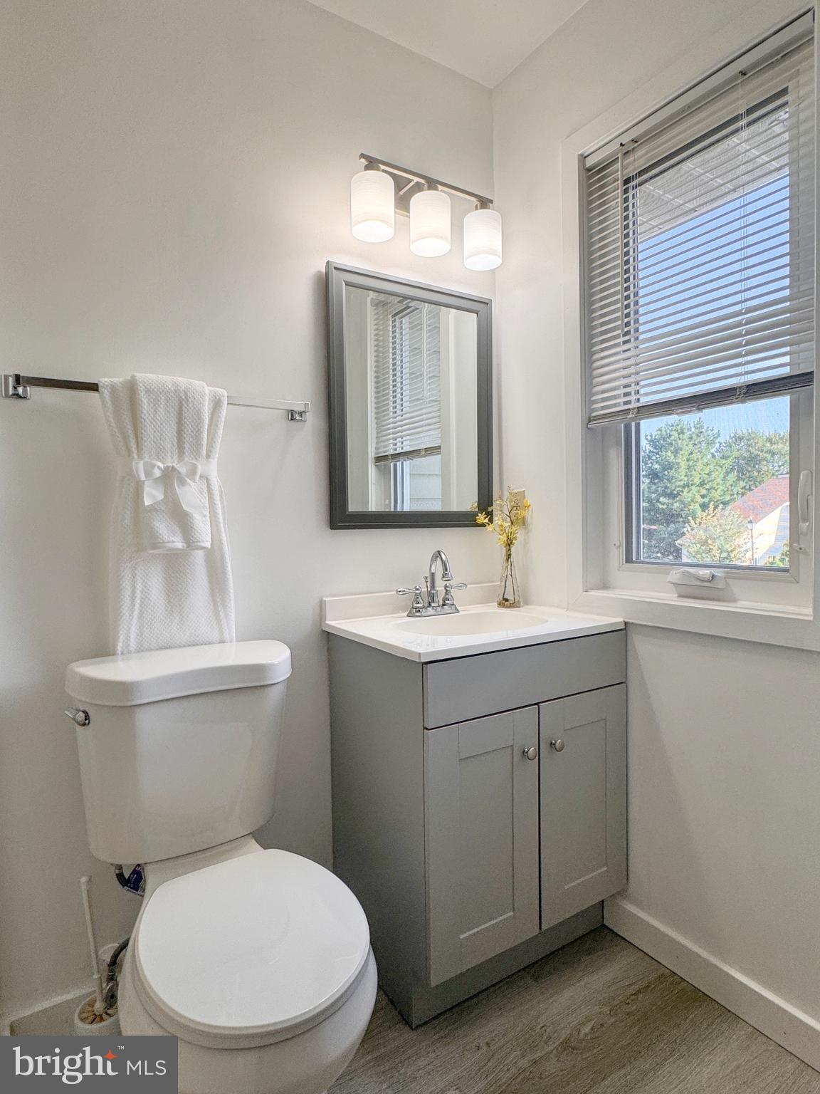 363 Chickory Way Newark, DE 19711 - Photo 23 of 42 a bathroom with a toilet a sink a mirror and a window