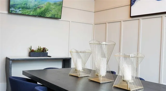 a view of dining room with two chairs