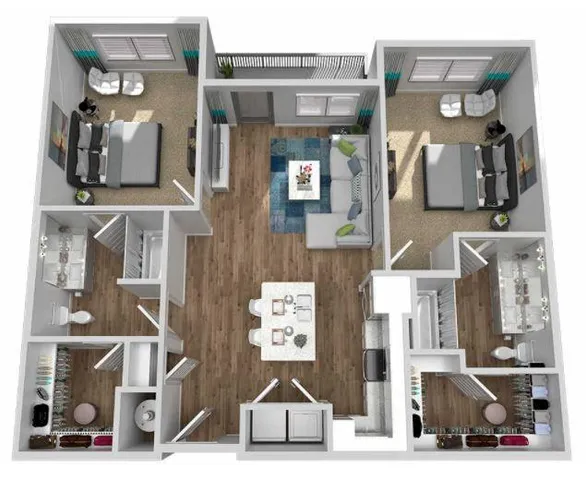 a view of multiple house