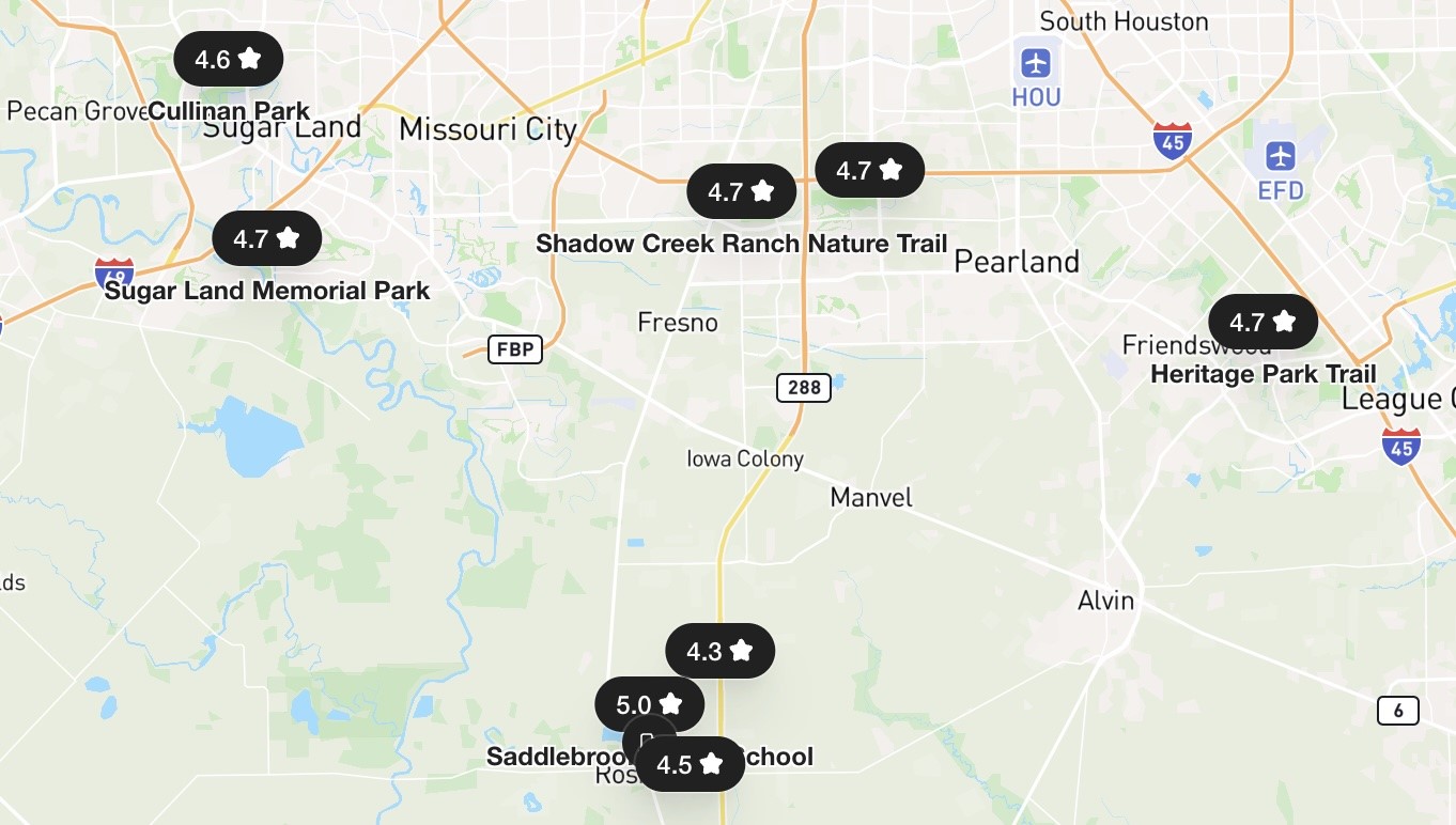 606 Palo ALto Court Rosharon, TX 77583 - Photo 23 of 23 a bathroom with a shower and a sink