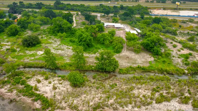 a view of a lake with houses