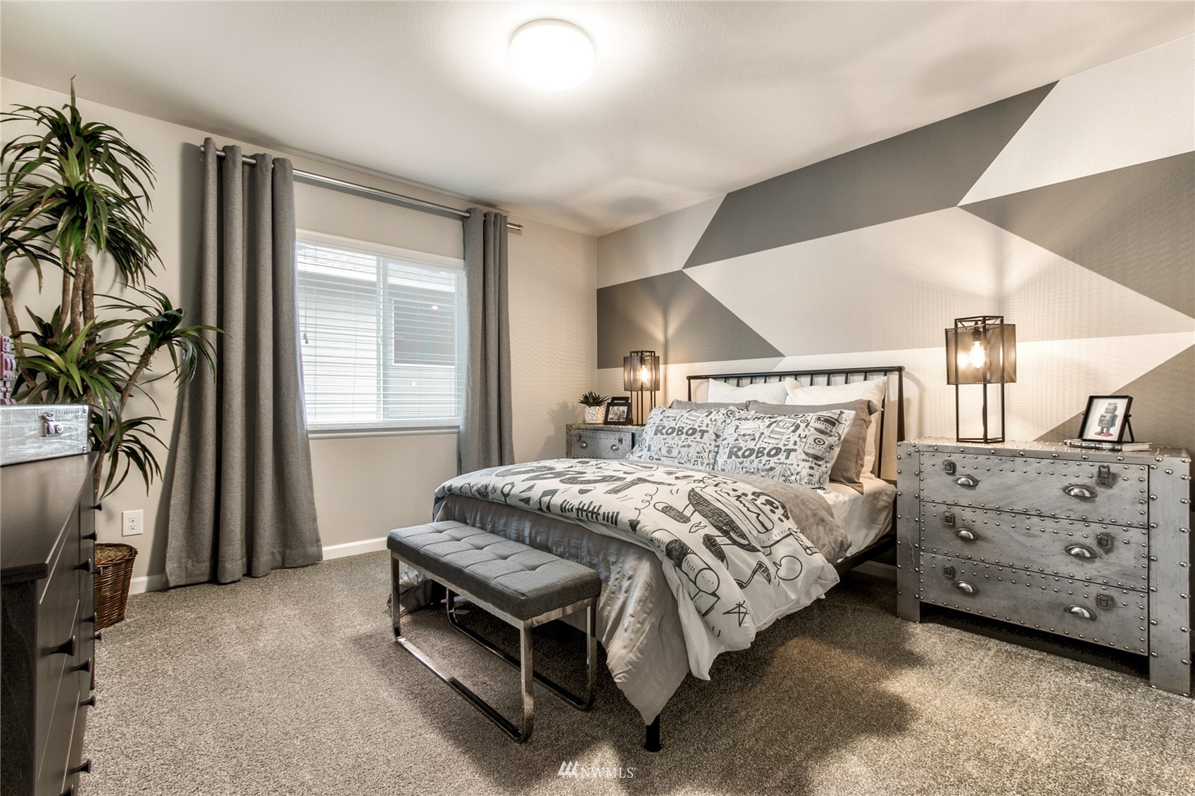 4118 235th Place Southeast, Unit 47 Bothell, WA 98021 - Photo 4 of 17 a bedroom with a bed and a window