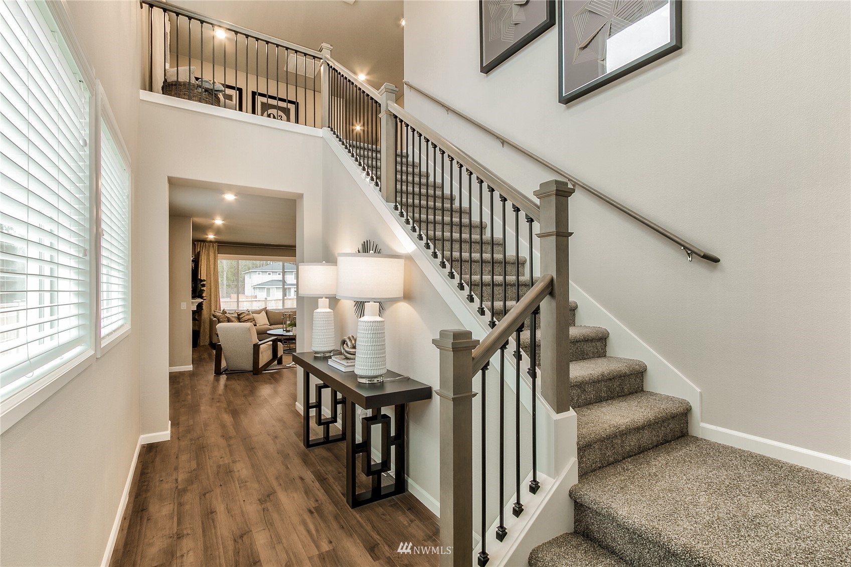 4118 235th Place Southeast, Unit 47 Bothell, WA 98021 - Photo 7 of 17 a view of entryway and hall with wooden floor