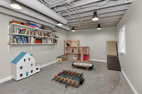 a room with storage and utility