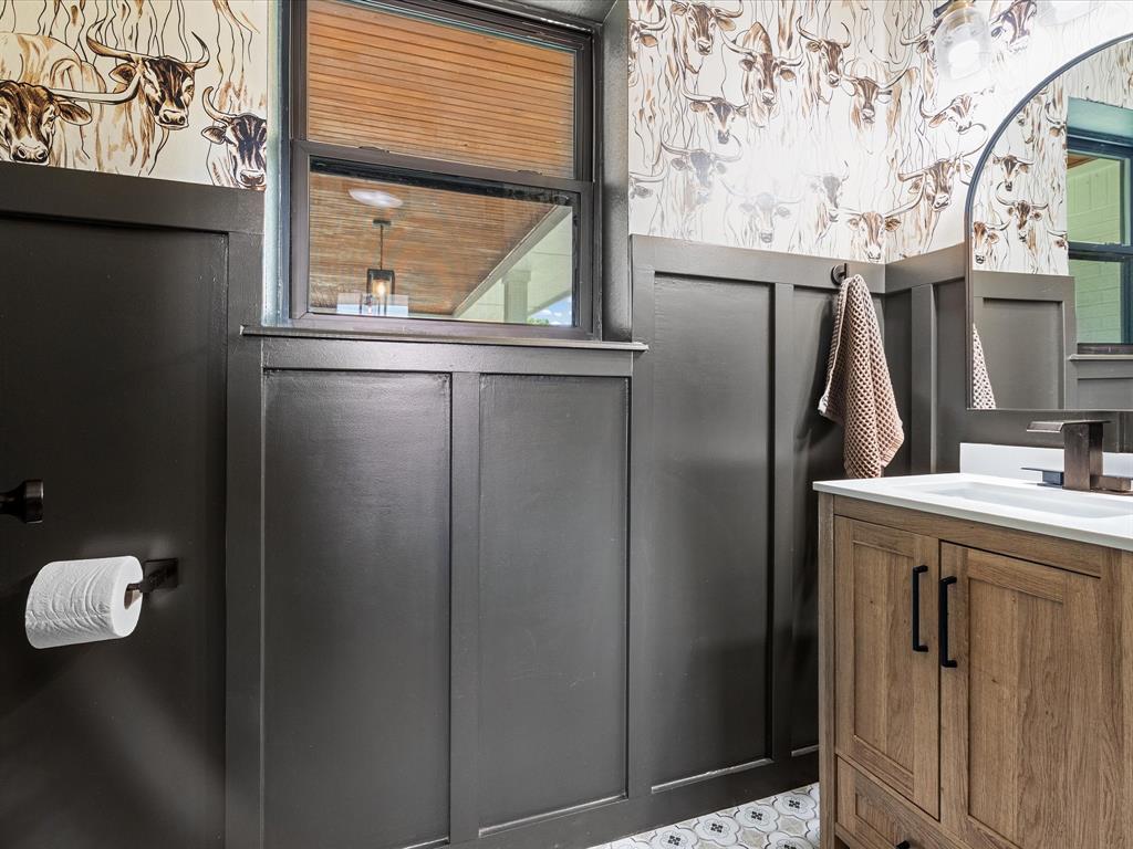 946 Burke Road Gunter, TX 75058 - Photo 24 of 38 Half bathroom with vanity