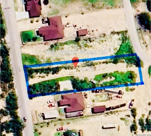 an aerial view of a houses