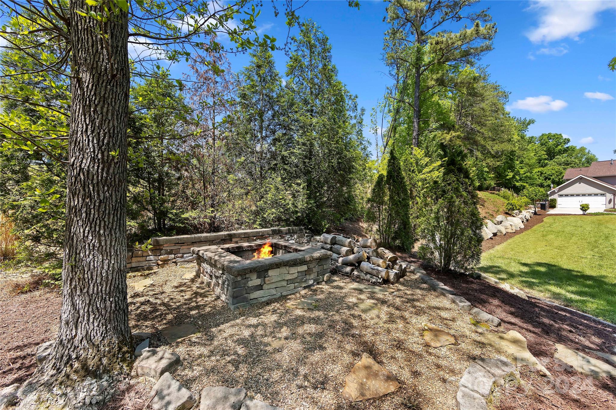 1313 Crown Ridge Drive Fort Mill, SC 29708 - Photo 32 of 35 a view of a yard with mountain view
