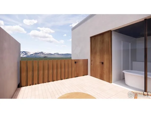 a bedroom with a bed and a night stand