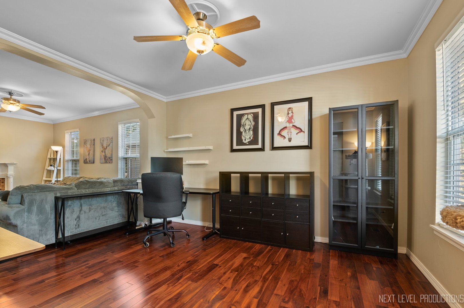 1683 Kautz Road Aurora, IL 60504 - Photo 13 of 26 a living room with furniture and a wooden floor